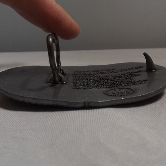 National Finals Rodeo 1983 Hesston 25th Anniversary First Edition Belt Buckle - Picture 3 of 10